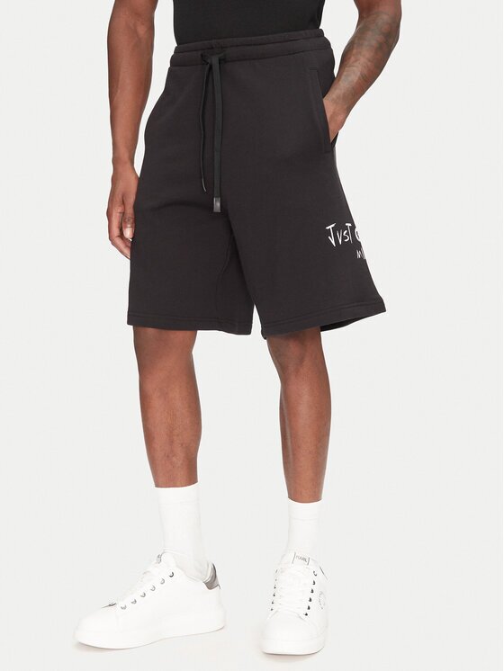 Just Cavalli Pantaloni scurți sport 78OADT07 Regular Fit