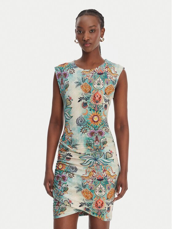 Just Cavalli Rochie de zi 80PAOE04 CJ112 Slim Fit