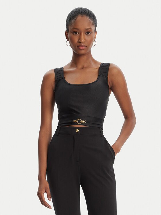 Just Cavalli Top Crop Element 79PAM2A6 Slim Fit