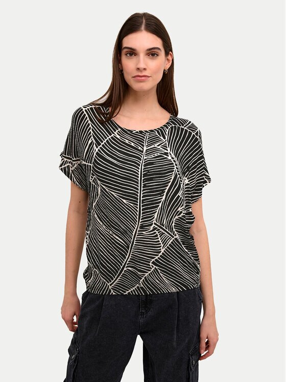 kaffe Bluză Amber 10508257 Negru Relaxed Fit