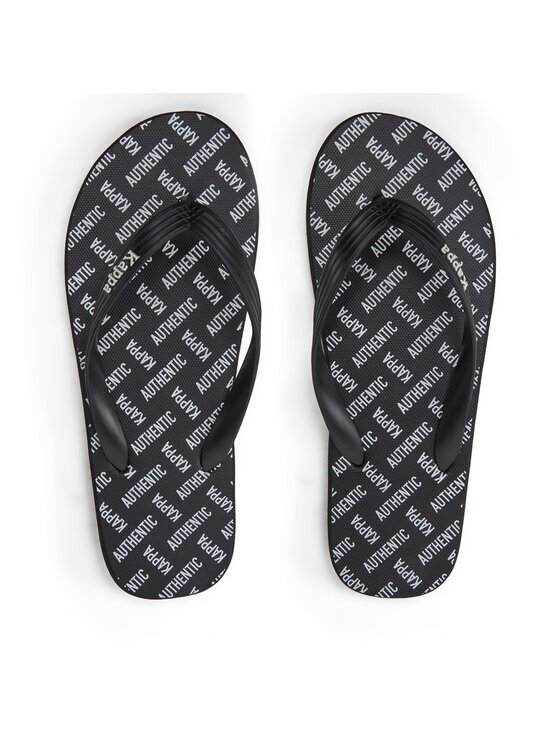 Kappa Flip flop 371G1KW Black - Beige Lt Almond