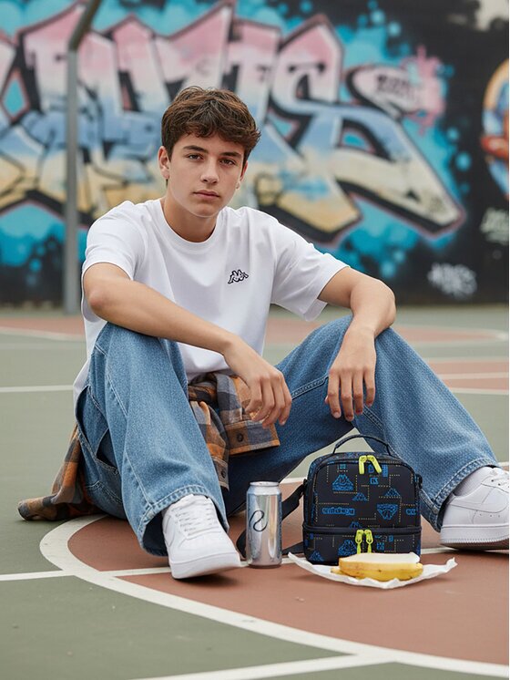 Kappa Lunchbox C-KPA-RH-006-08 Bleumarin