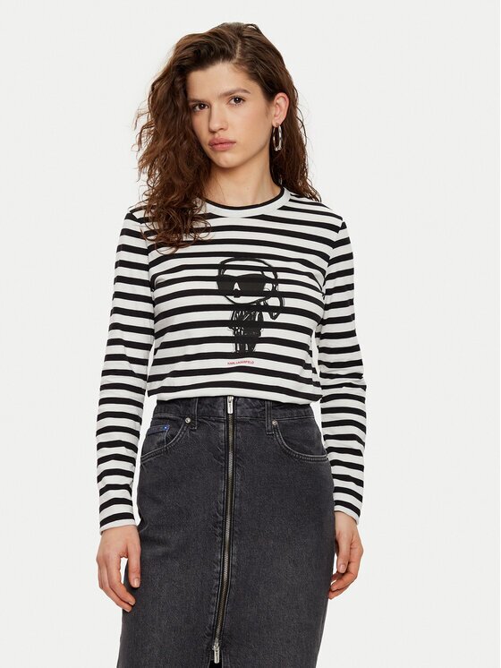 Karl Lagerfeld Bluză A1W17137 Regular Fit