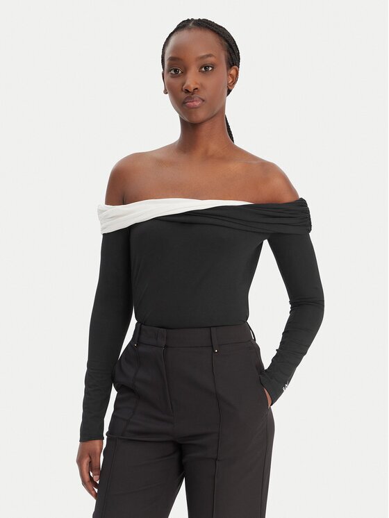 Karl Lagerfeld Bluză B1W17009 Slim Fit