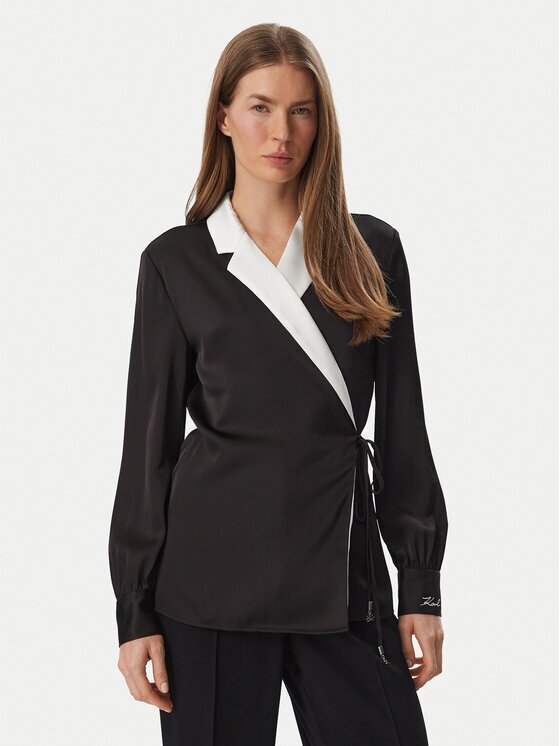 Karl Lagerfeld Bluză B4W11016 Regular Fit