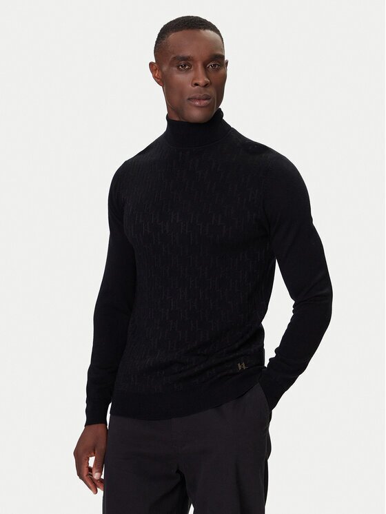 Karl Lagerfeld Bluză cu gât 655019 554303 Regular Fit