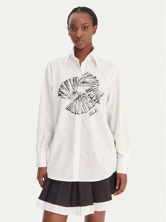 Karl Lagerfeld Cămașă B1W11002 Relaxed Fit