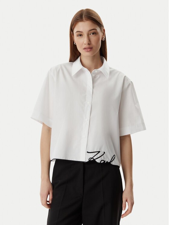 Karl Lagerfeld Cămașă B2W11017 Loose Fit