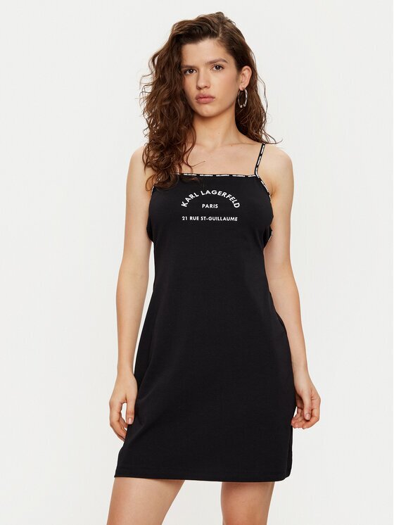 Karl Lagerfeld Cămașă de noapte A1W46081 Regular Fit