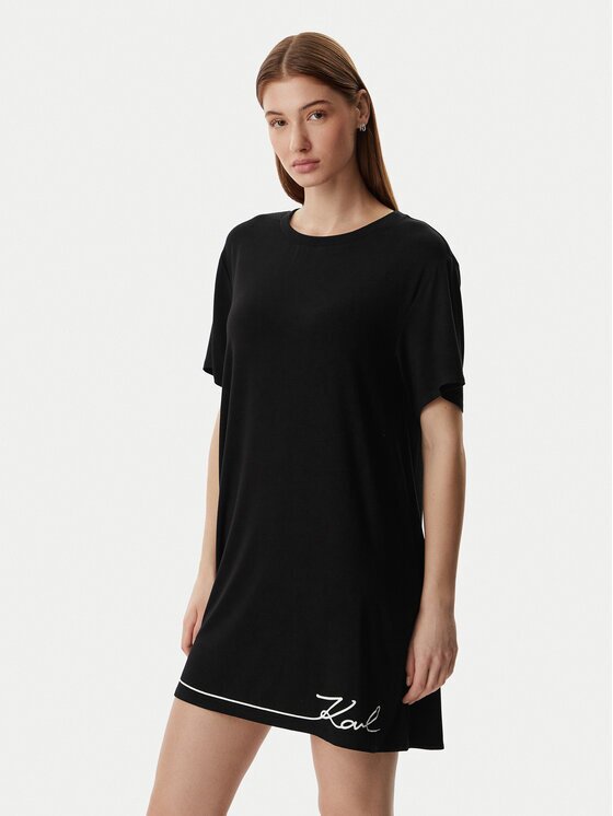 Karl Lagerfeld Cămașă de noapte B1W45009 Regular Fit