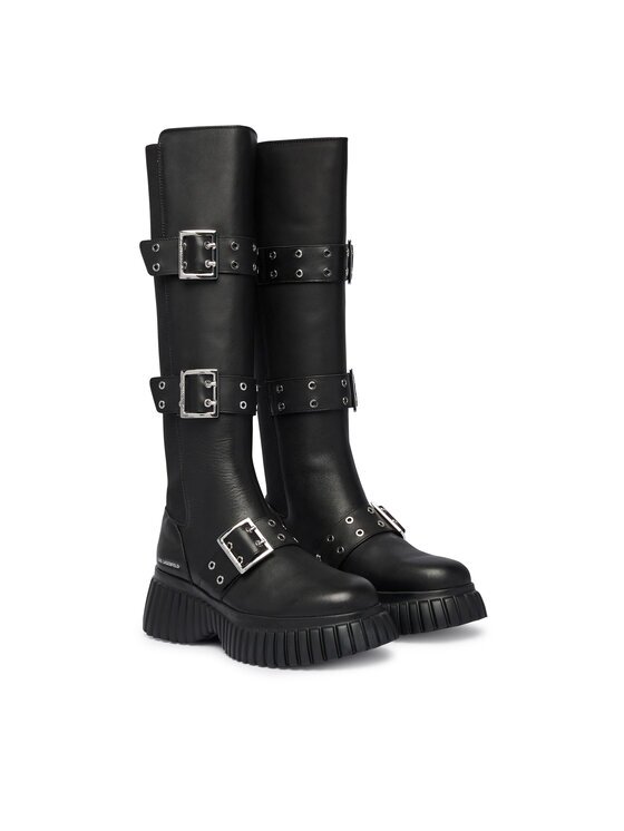 Karl Lagerfeld Cizme Kreeper Wedge KL44490