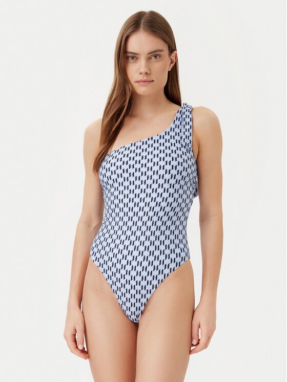 Karl Lagerfeld Costum de baie A1W46043 Albastru celest