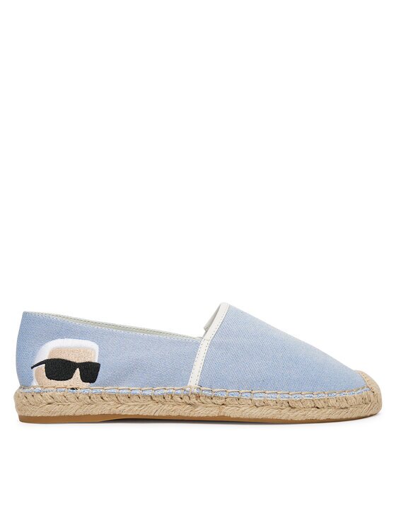 Karl Lagerfeld Espadrile Kamini KL80111G Albastru celest
