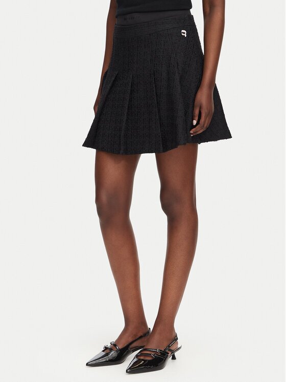 Karl Lagerfeld Fustă mini B3W12021 A-Line Fit