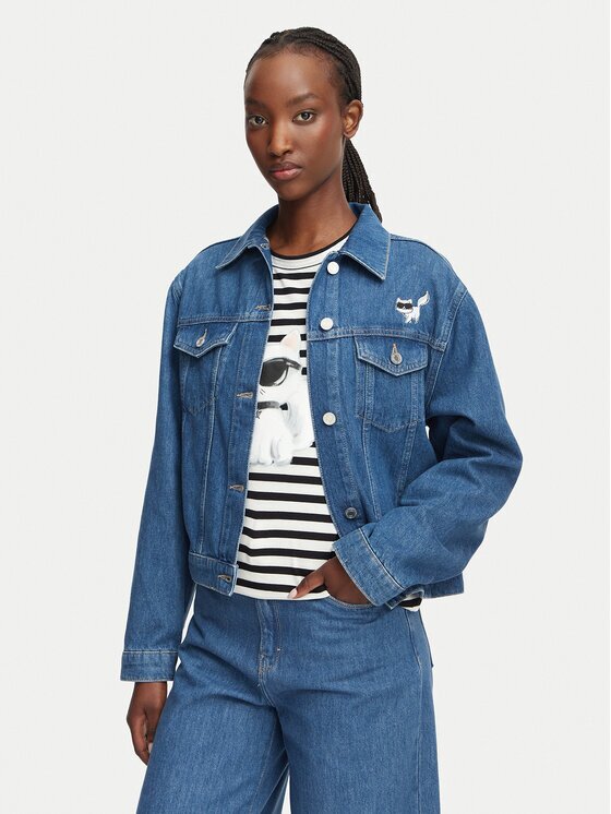 Karl Lagerfeld Geacă de blugi B3W14010 Regular Fit