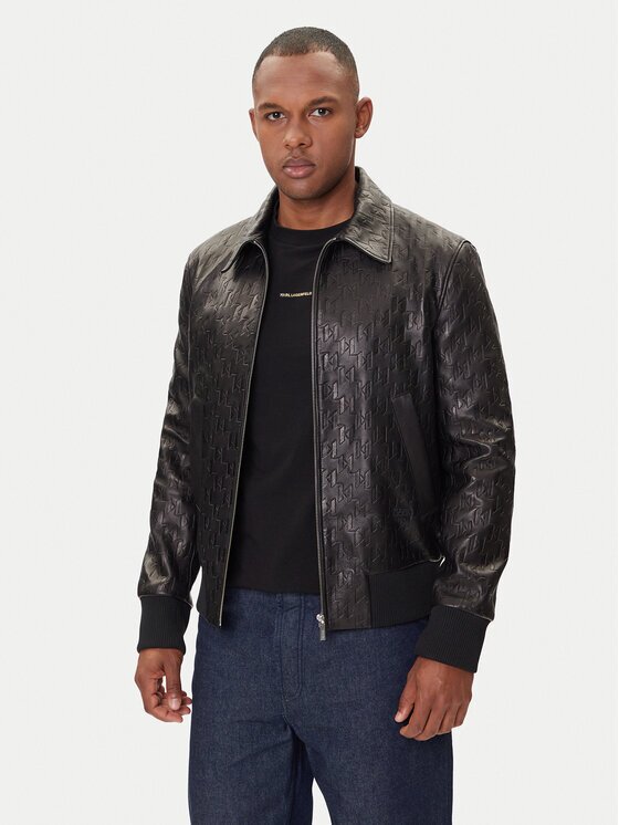 Karl Lagerfeld Geacă de piele 555000 554400 Regular Fit