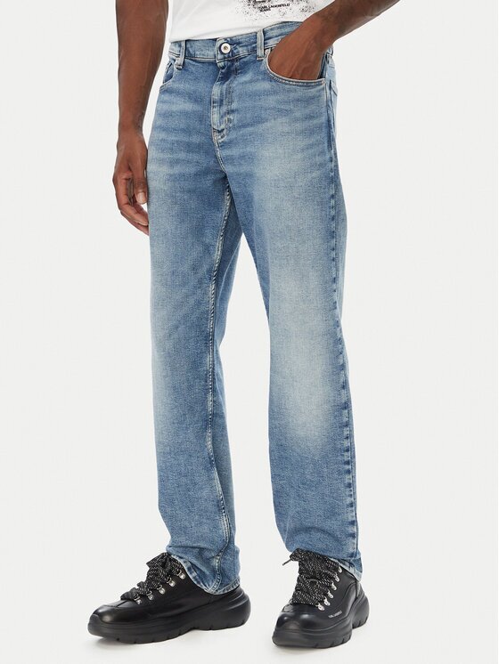 Karl Lagerfeld Jeans Blugi B4M10010 Straight Leg