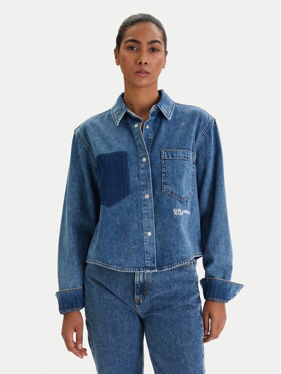 Karl Lagerfeld Jeans cămașă de blugi B1W11021 Regular Fit