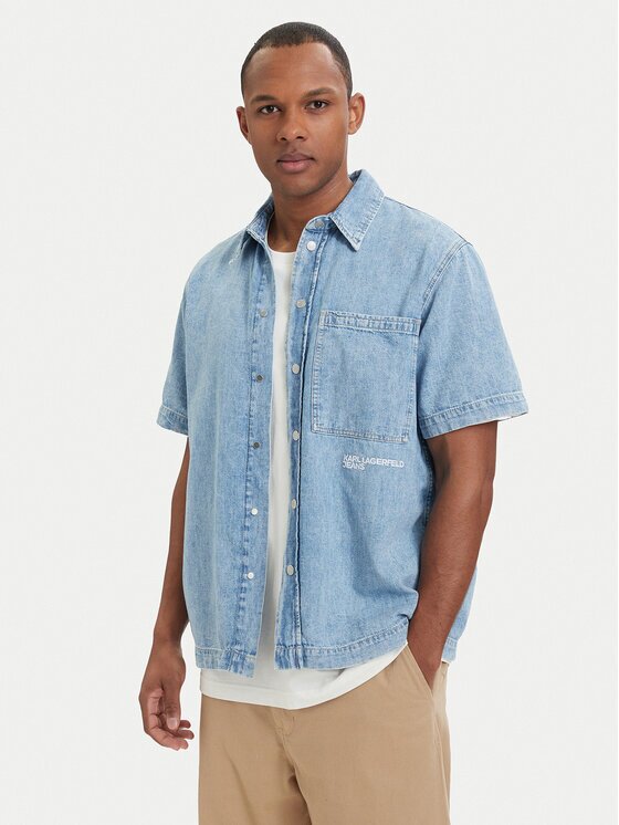 Karl Lagerfeld Jeans cămașă de blugi B2M16013 Regular Fit