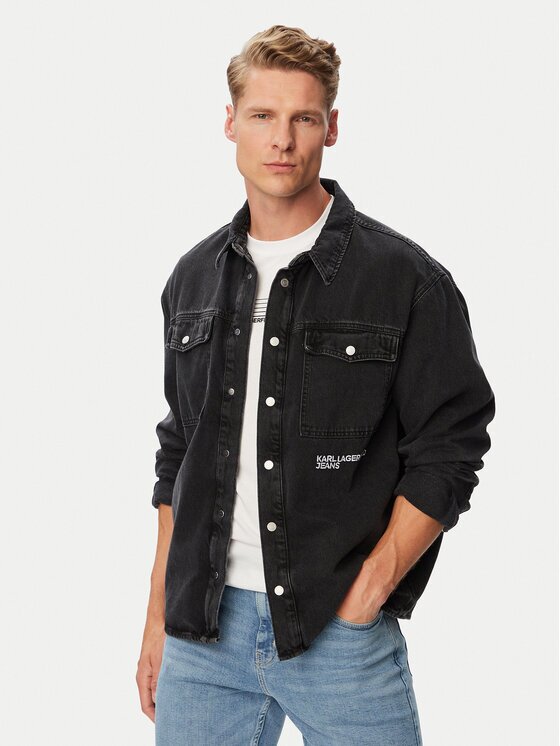 Karl Lagerfeld Jeans Geacă de blugi B3M16005 Regular Fit