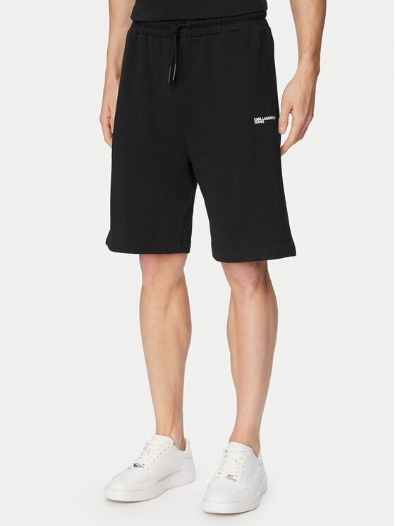 Karl Lagerfeld Jeans Pantaloni scurți de blugi B2M10148 Straight Leg