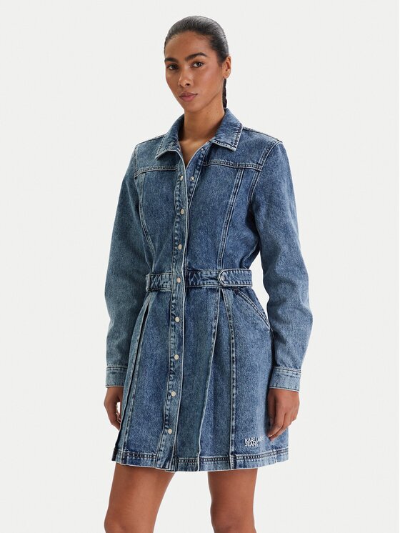 Karl Lagerfeld Jeans Rochie de blugi B1W13036 Regular Fit