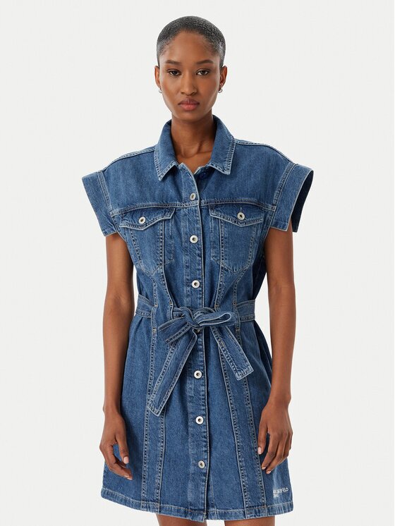 Karl Lagerfeld Jeans Rochie de blugi B2W13054 Regular Fit