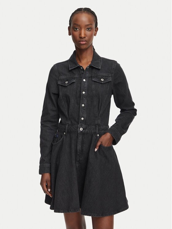 Karl Lagerfeld Jeans Rochie de blugi B3W13033 A-Line Fit