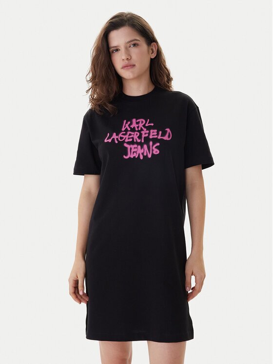 Karl Lagerfeld Jeans Rochie de zi B1W13043 Regular Fit