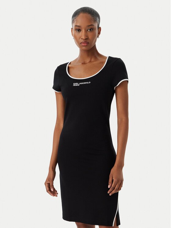 Karl Lagerfeld Jeans Rochie de zi B2W13045 Slim Fit