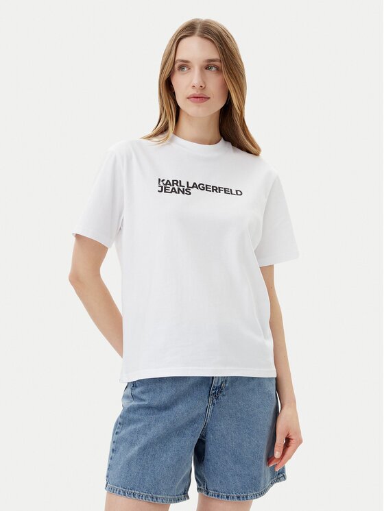 Karl Lagerfeld Jeans Tricou A1W17005 Relaxed Fit