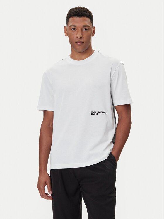 Karl Lagerfeld Jeans Tricou A4M17030 Relaxed Fit