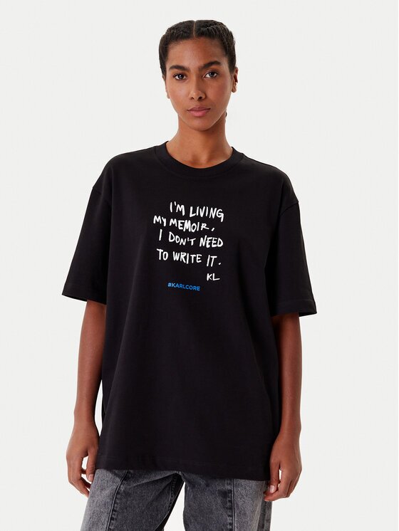 Karl Lagerfeld Jeans Tricou A4W17009 Relaxed Fit
