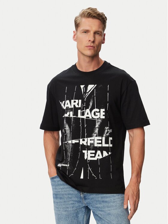 Karl Lagerfeld Jeans Tricou B3M17034 Relaxed Fit