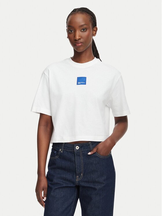 Karl Lagerfeld Jeans Tricou B3W17022 Boxy Fit