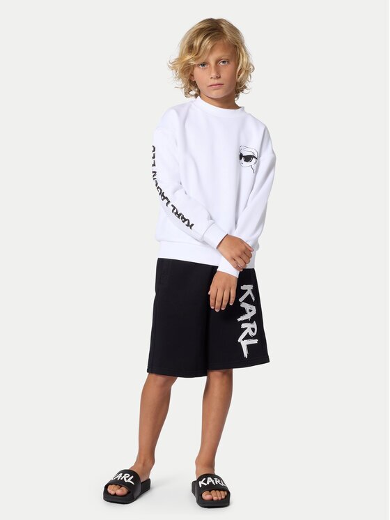 KARL LAGERFELD KIDS Pantaloni scurți sport Z31082 D Loose Fit