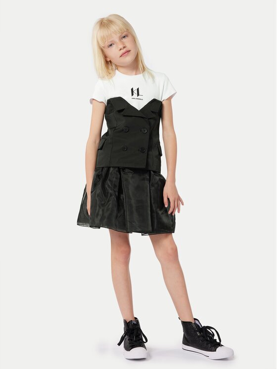 KARL LAGERFELD KIDS Rochie de zi Z30086 D Regular Fit