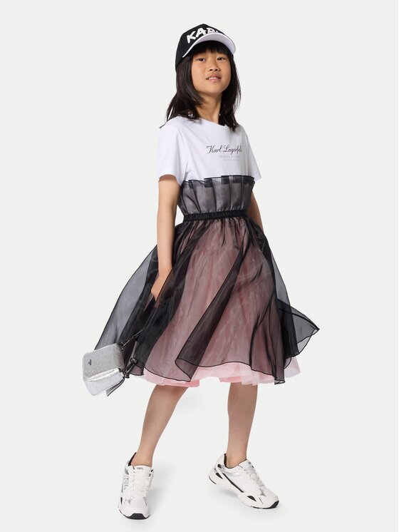 KARL LAGERFELD KIDS Rochie de zi Z31140 D Regular Fit