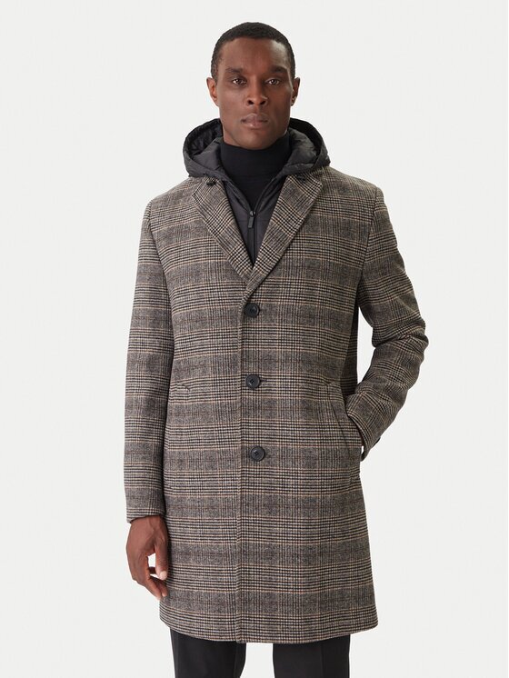 Karl Lagerfeld Palton de lână 455733 554755 Regular Fit