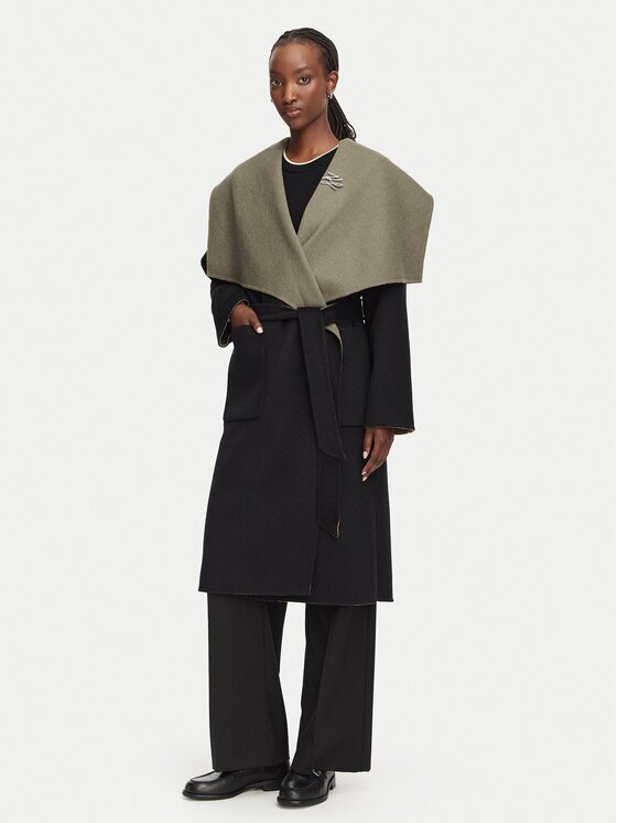 Karl Lagerfeld Palton de lână B3W15030 Relaxed Fit