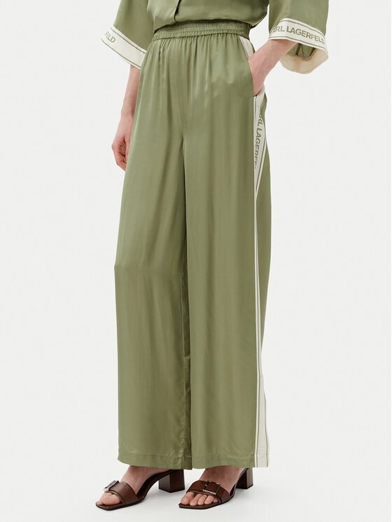 Karl Lagerfeld Pantaloni din material A2W10118 Relaxed Fit