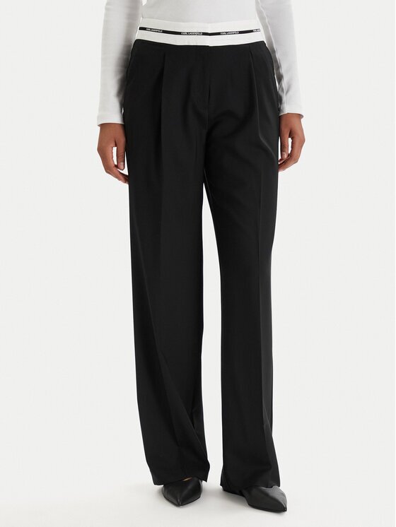Karl Lagerfeld Pantaloni din material B1W10002 Regular Fit