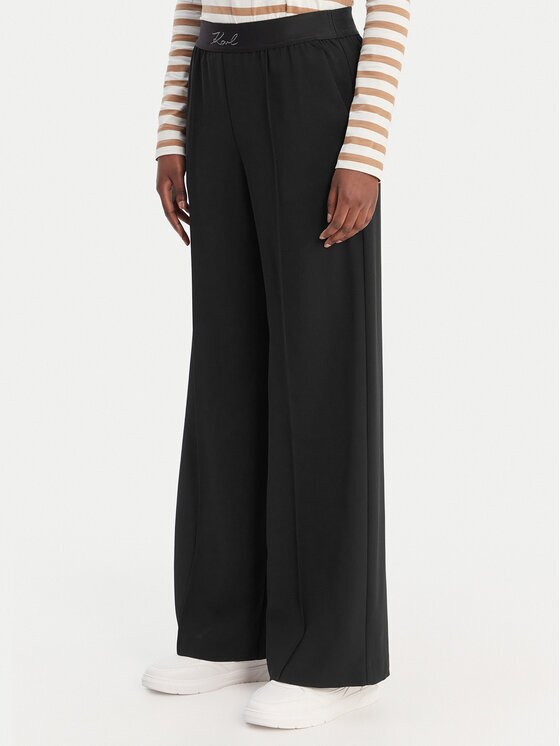 Karl Lagerfeld Pantaloni din material B1W10014 Relaxed Fit