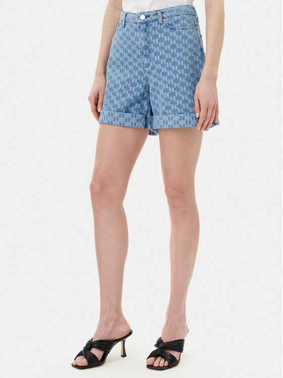 Karl Lagerfeld Pantaloni scurți de blugi A2W10111 Regular Fit