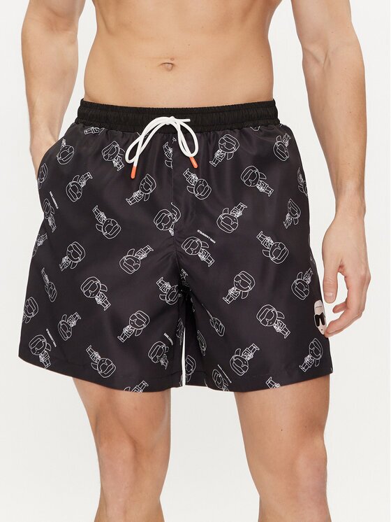 Karl Lagerfeld Pantaloni scurți de plajă 241M2217 Regular Fit