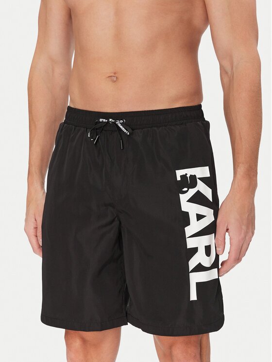 Karl Lagerfeld Pantaloni scurți pentru înot A1M46009 Regular Fit