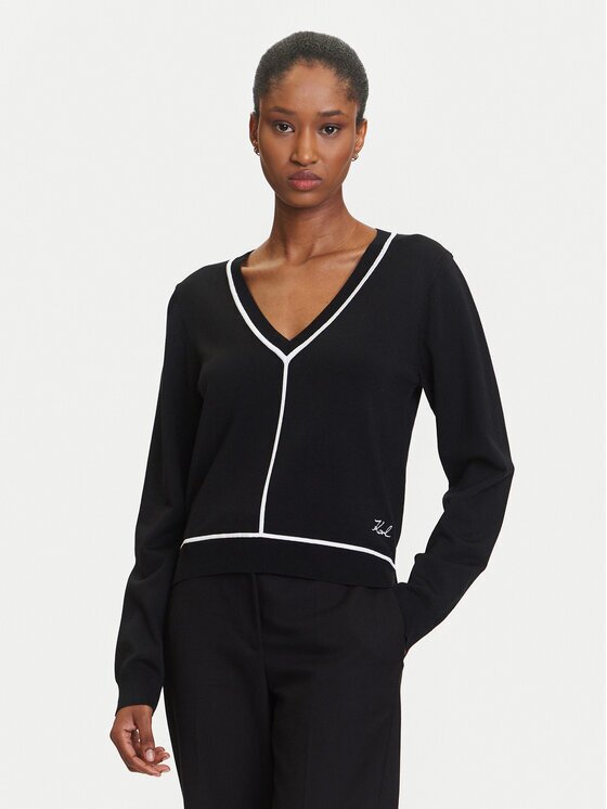 Karl Lagerfeld Pulover A3W18023 Regular Fit
