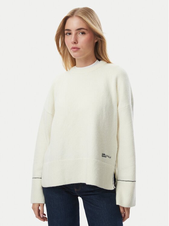 Karl Lagerfeld Pulover B4W18057 Relaxed Fit