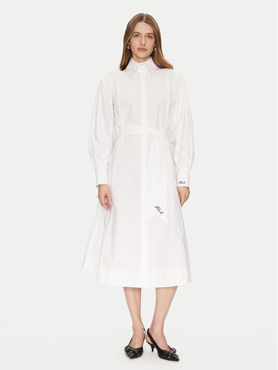 Karl Lagerfeld Rochie tip cămașă A1W13018 Regular Fit