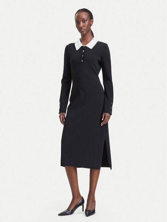 Karl Lagerfeld Rochie tricotată B4W13054 Regular Fit